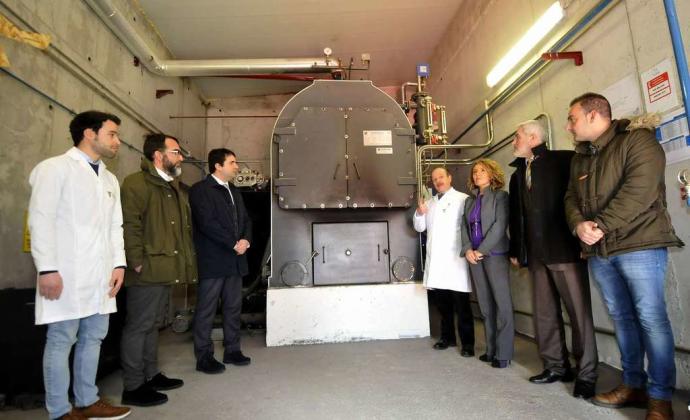 Biomass boiler slaughterhouse of Mieres