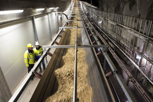 Biomasse-Klimatisierungsnetz von Stockholm