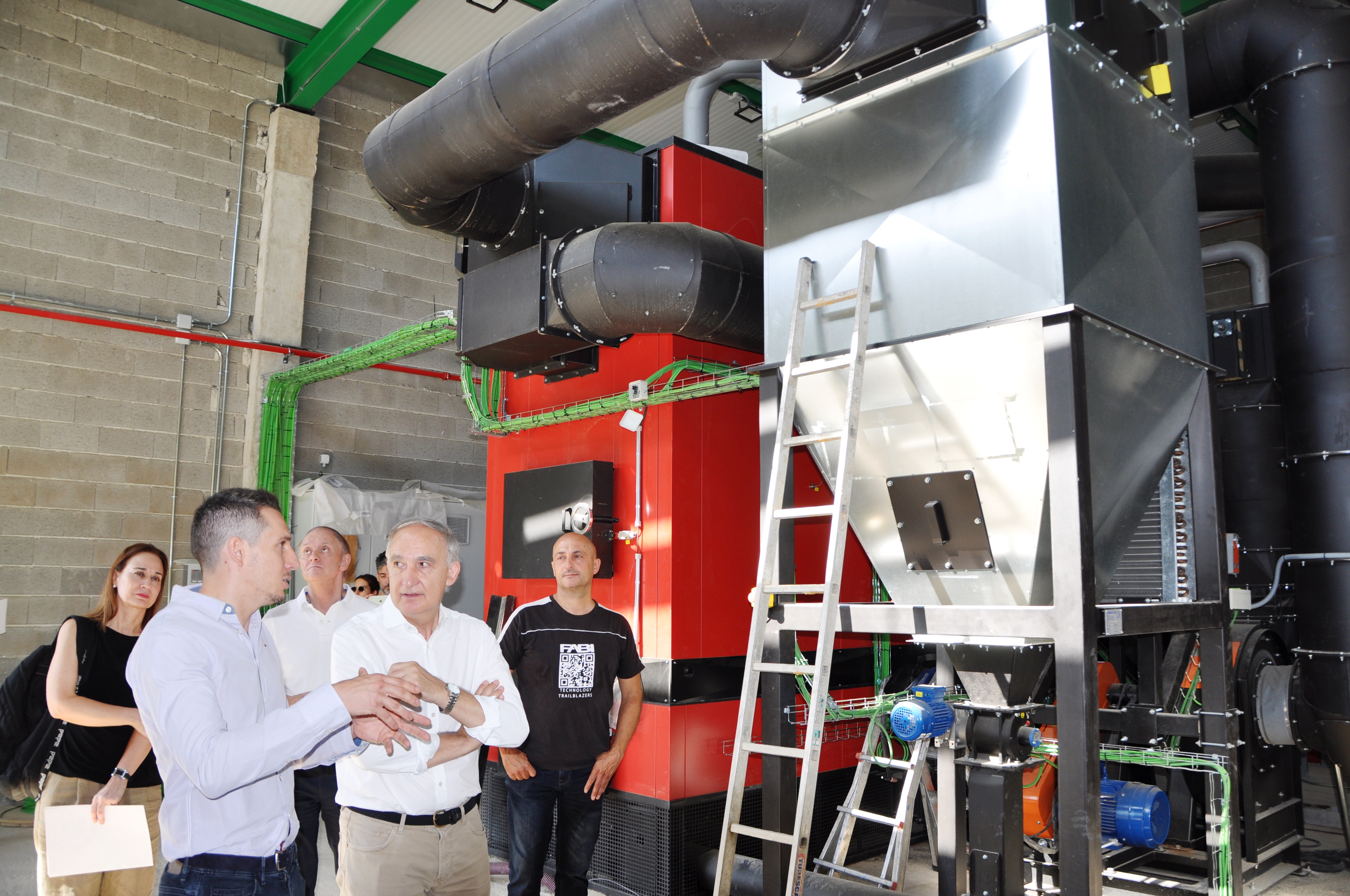 biomass boiler heat network